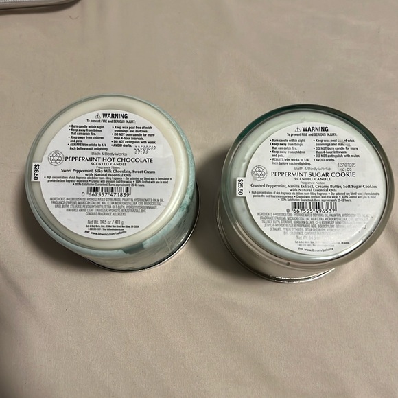 Bath & Body Works Peppermint Candles - Picture 2 of 3
